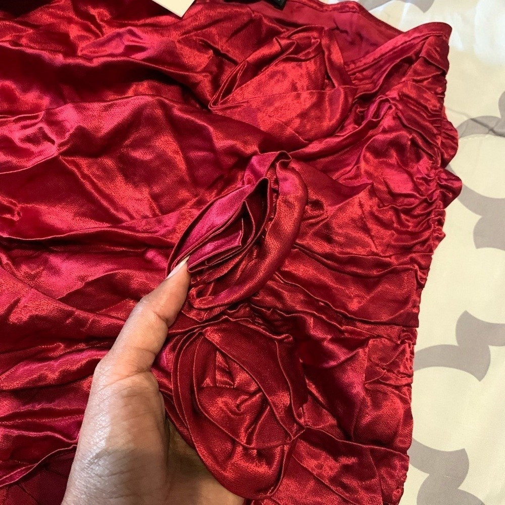 For Love And Lemons Scarlet Red Dress - Picture 6 of 8